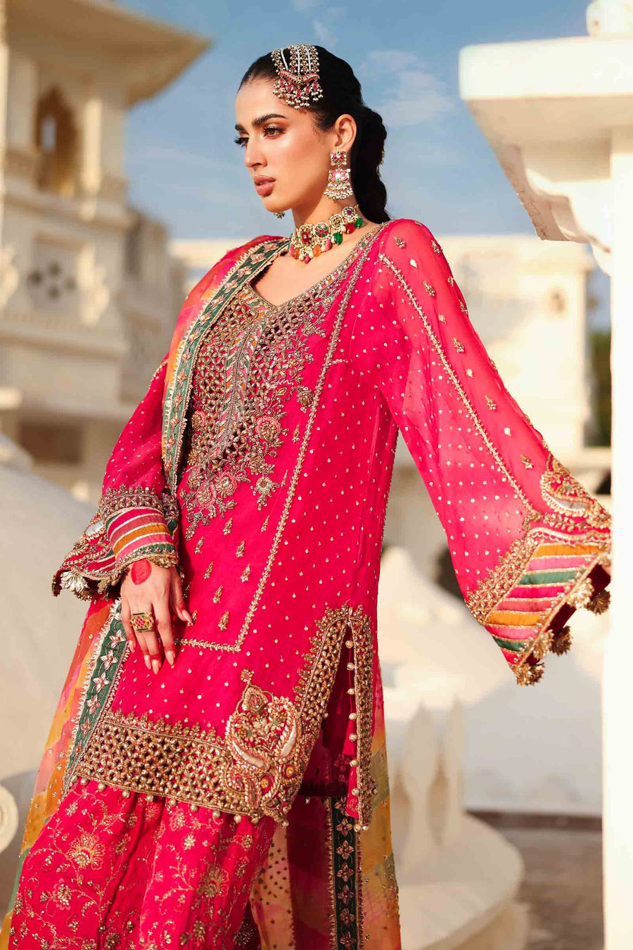 Maria B | Bridal Formals | Hur-ul-Nisa by Maria B - Designer Dress - Type: Ladies Clothes - Available at Libayah - 100% Original