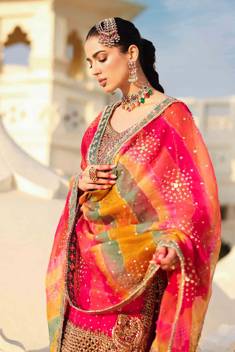 Maria B | Bridal Formals | Hur-ul-Nisa by Maria B - Designer Dress - Type: Ladies Clothes - Available at Libayah - 100% Original
