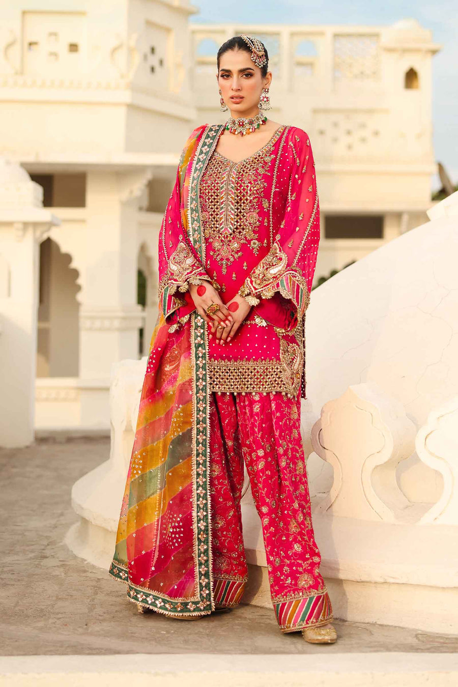 Maria B | Bridal Formals | Hur-ul-Nisa by Maria B - Designer Dress - Type: Ladies Clothes - Available at Libayah - 100% Original
