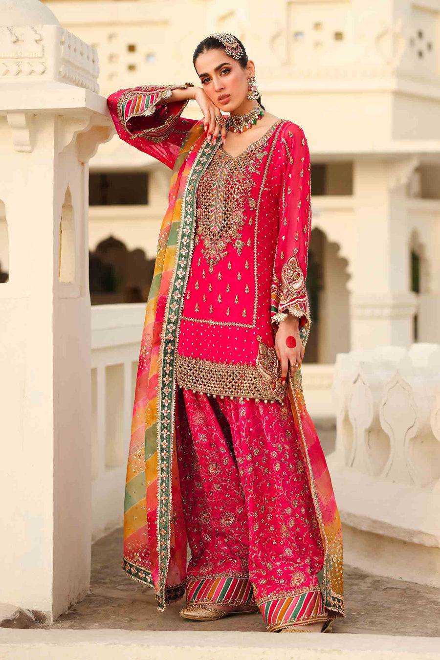 Maria B | Bridal Formals | Hur-ul-Nisa by Maria B - Designer Dress - Type: Ladies Clothes - Available at Libayah - 100% Original