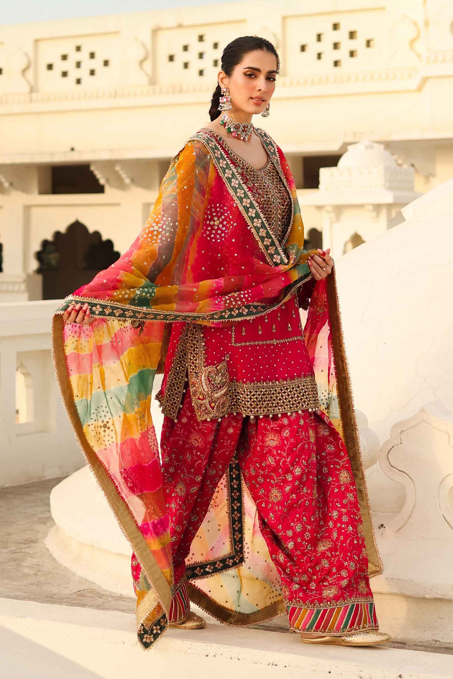 Maria B | Bridal Formals | Hur-ul-Nisa by Maria B - Designer Dress - Type: Ladies Clothes - Available at Libayah - 100% Original
