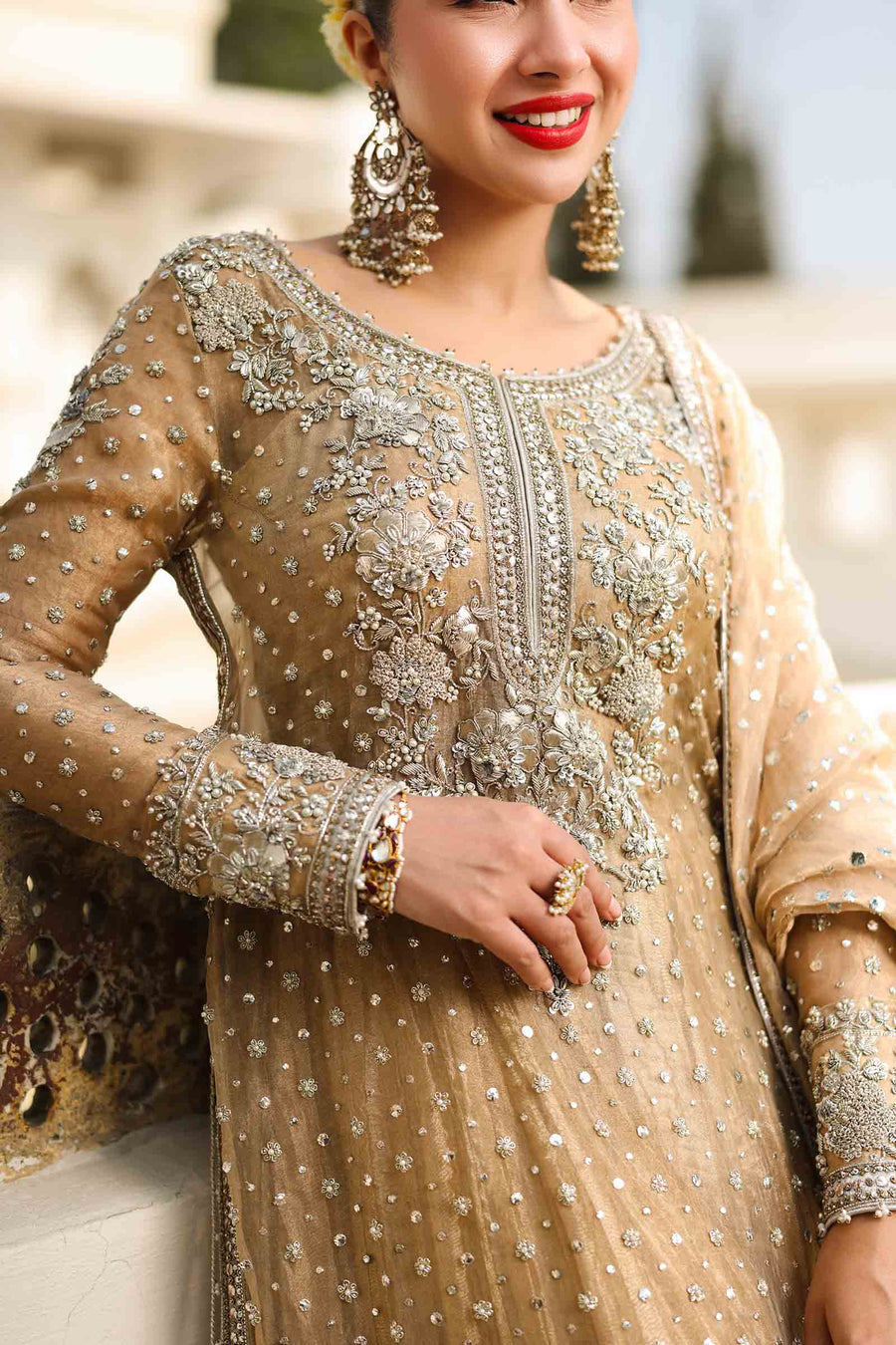 Maria B | Bridal Formals | Bibi Sultana by Maria B - Designer Dress - Type: Ladies Clothes - Available at Libayah - 100% Original