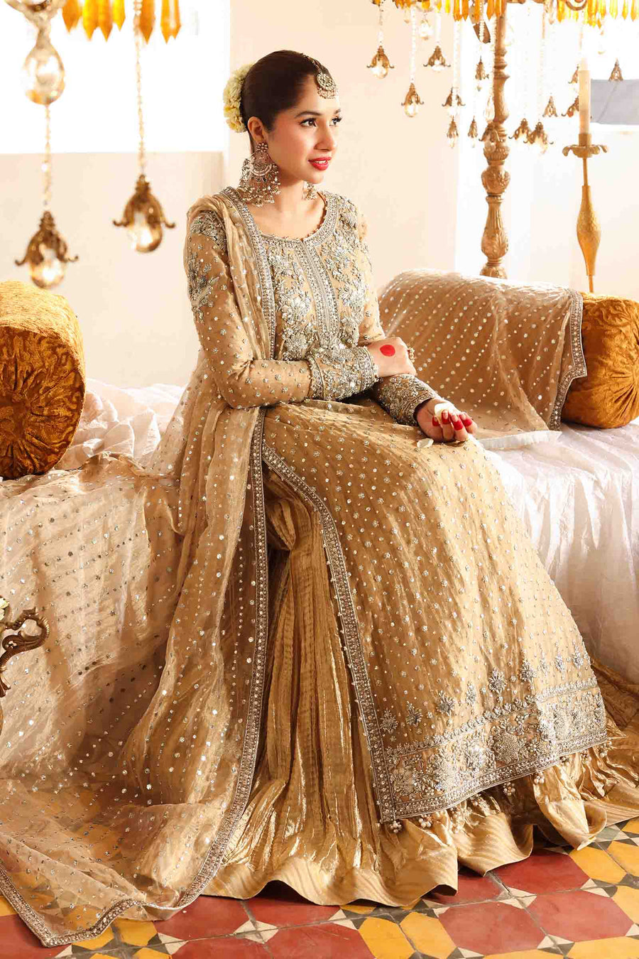 Maria B | Bridal Formals | Bibi Sultana by Maria B - Designer Dress - Type: Ladies Clothes - Available at Libayah - 100% Original
