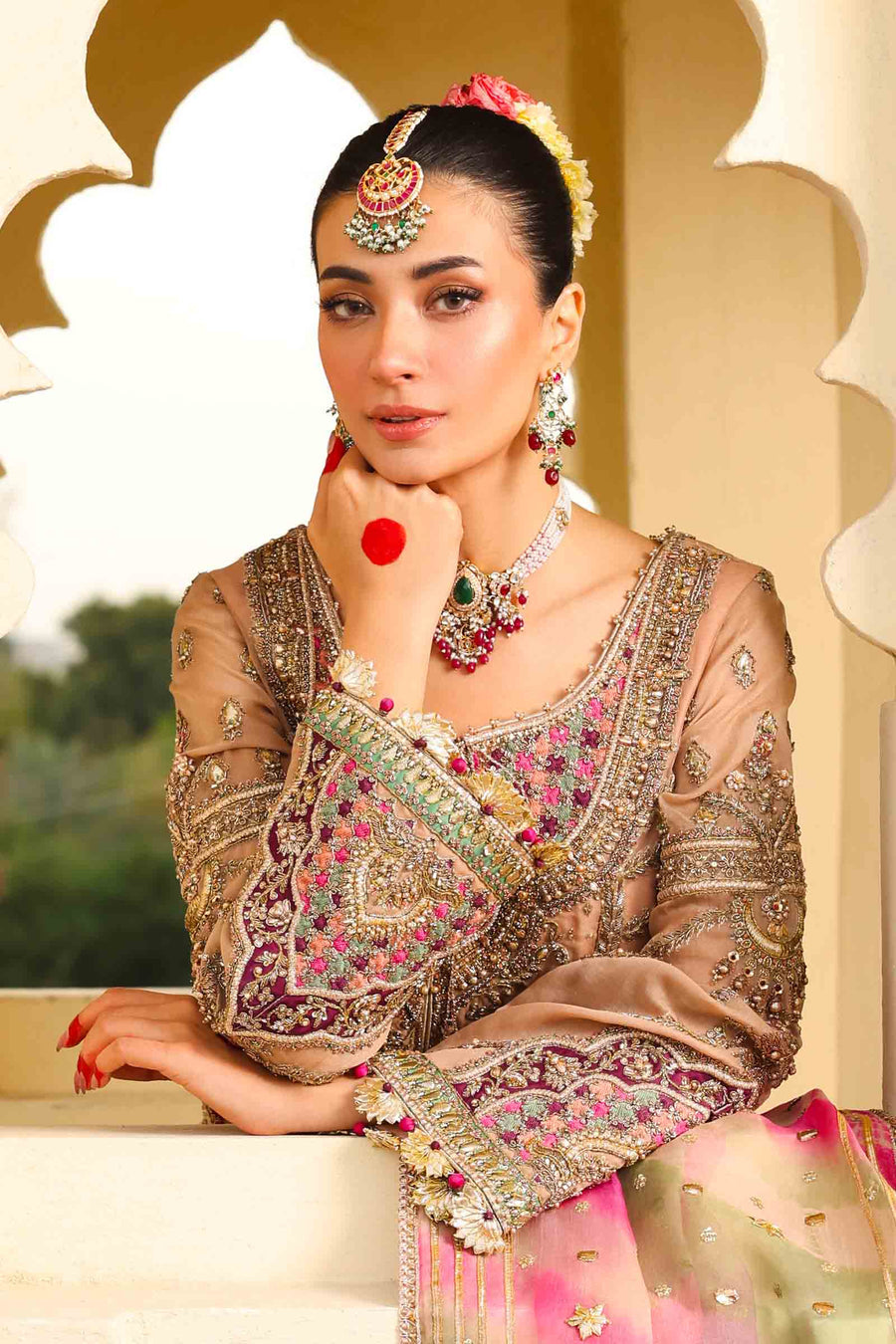 Maria B | Bridal Formals | Zeenat-un-Nisa by Maria B - Designer Dress - Type: Ladies Clothes - Available at Libayah - 100% Original