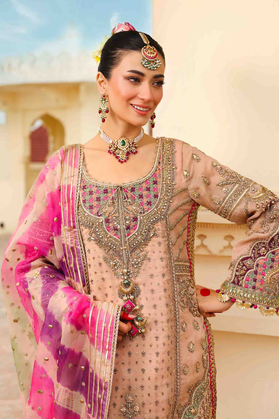 Maria B | Bridal Formals | Zeenat-un-Nisa by Maria B - Designer Dress - Type: Ladies Clothes - Available at Libayah - 100% Original