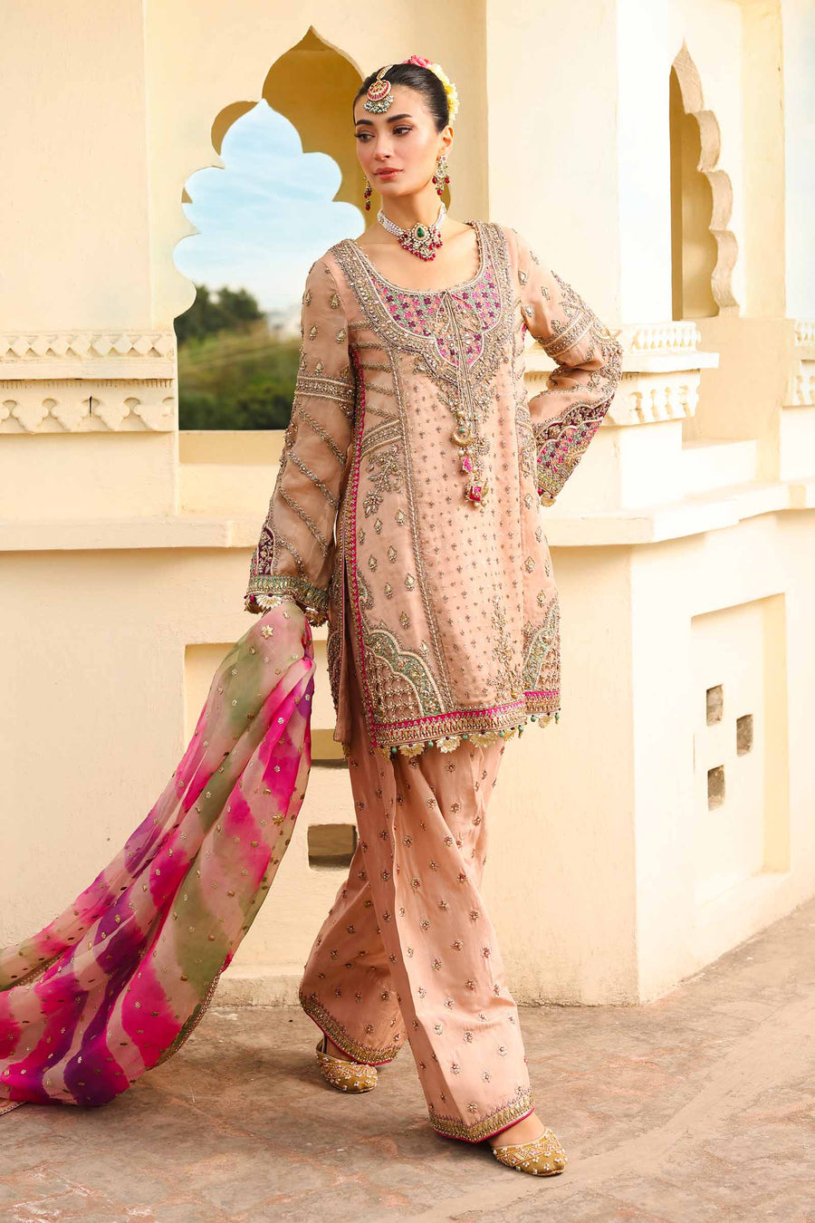 Maria B | Bridal Formals | Zeenat-un-Nisa by Maria B - Designer Dress - Type: Ladies Clothes - Available at Libayah - 100% Original