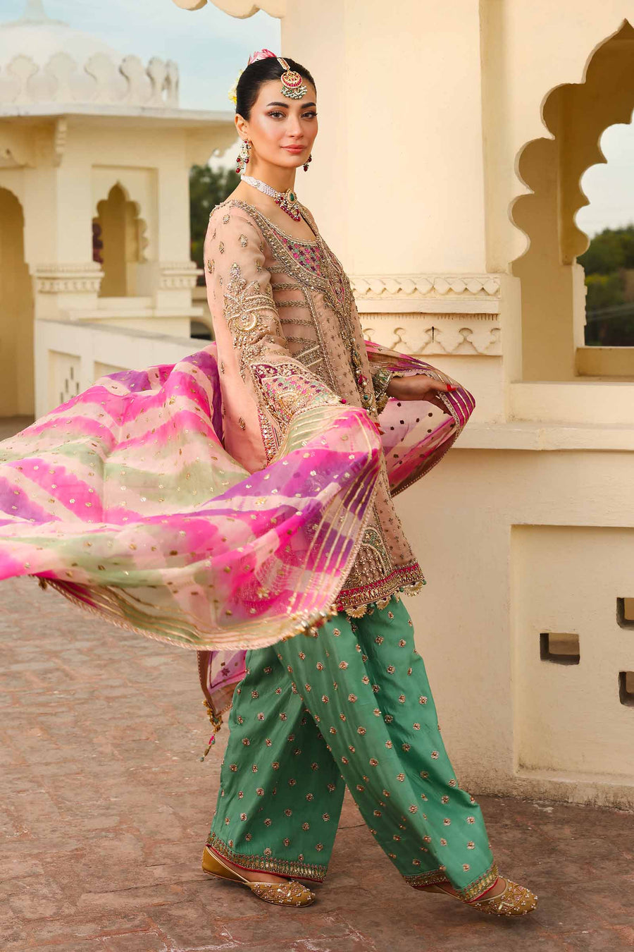 Maria B | Bridal Formals | Zeenat-un-Nisa by Maria B - Designer Dress - Type: Ladies Clothes - Available at Libayah - 100% Original