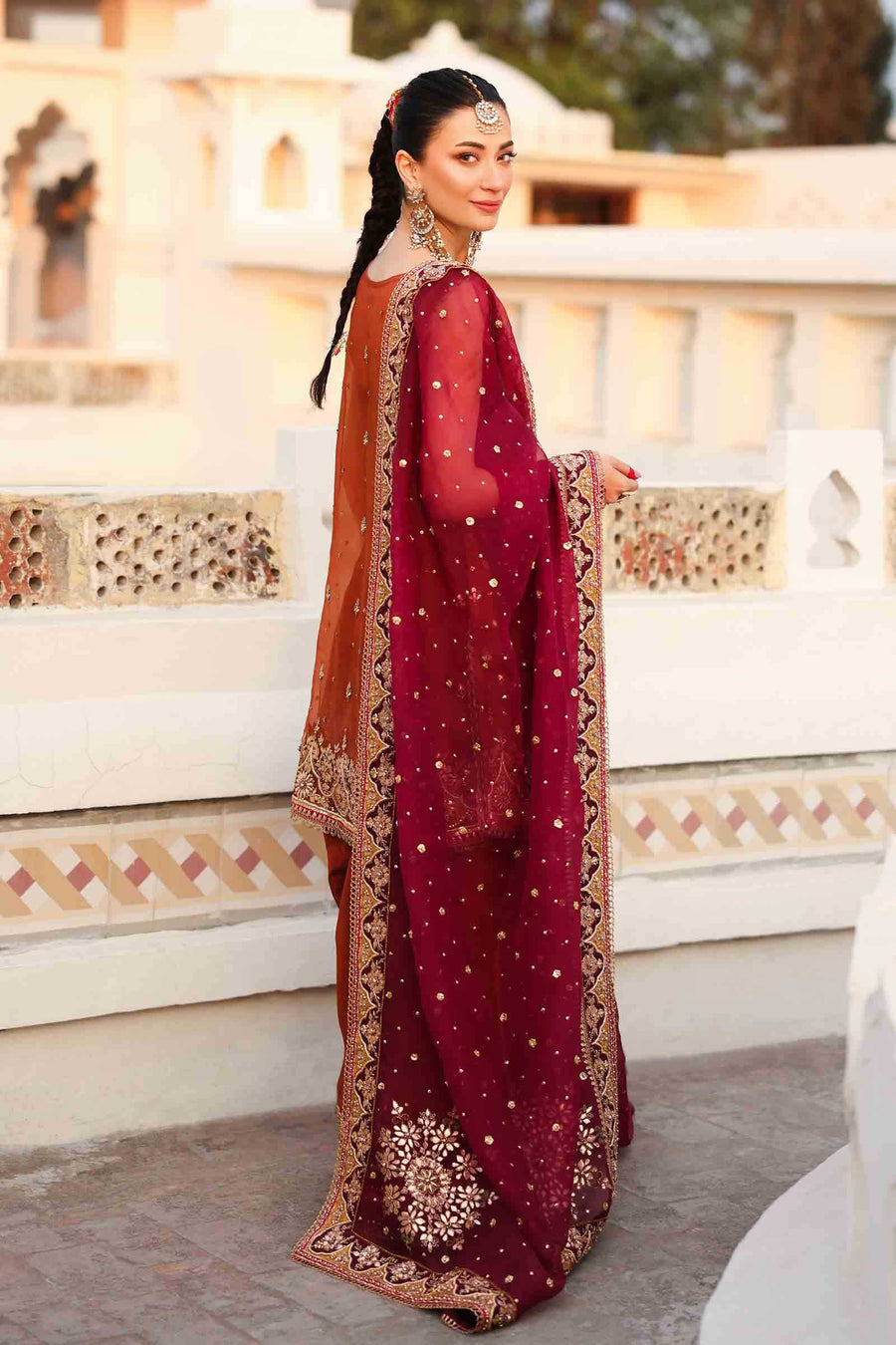Maria B | Bridal Formals | Noor Jahan by Maria B - Designer Dress - Type: Ladies Clothes - Available at Libayah - 100% Original