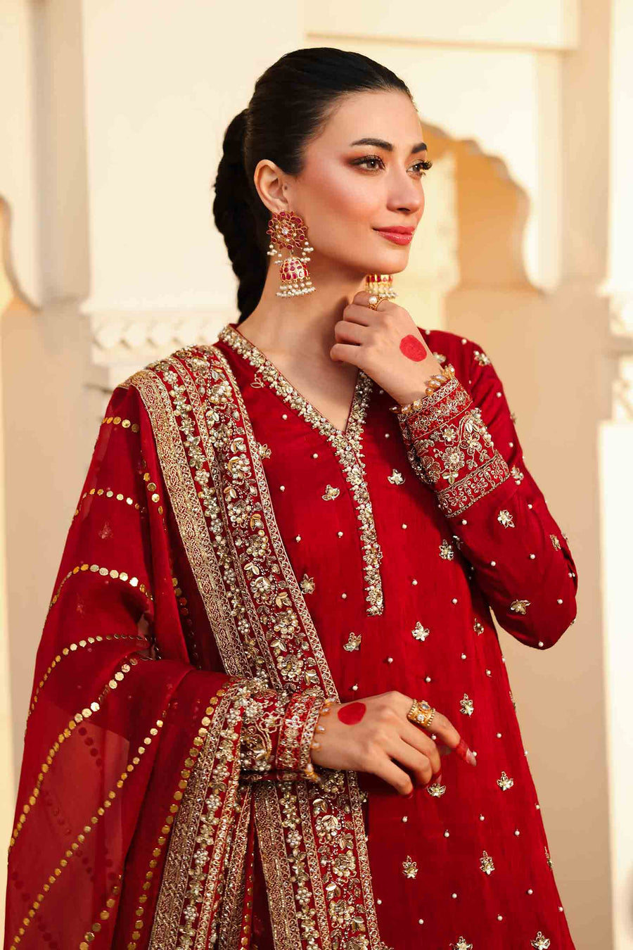Maria B | Bridal Formals | Shahzadi Khanum by Maria B - Designer Dress - Type: Ladies Clothes - Available at Libayah - 100% Original