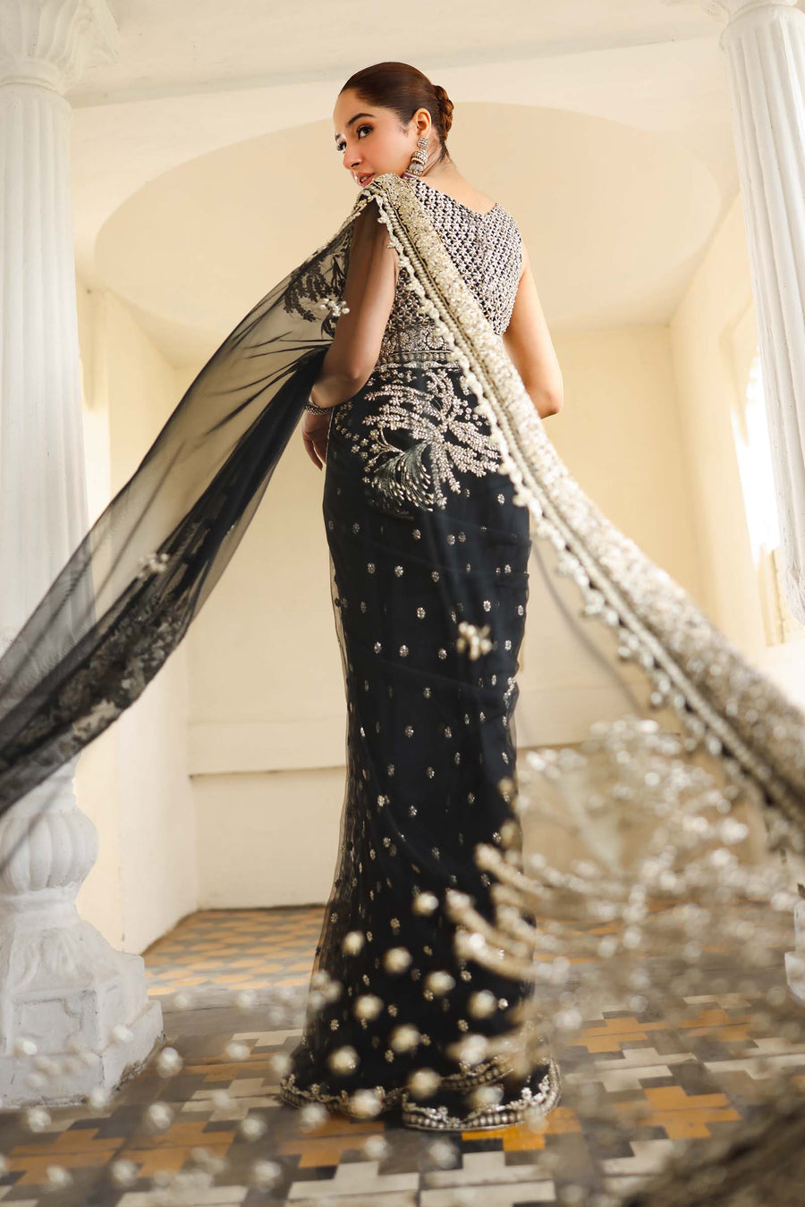 Maria B | Bridal Formals | Nawab Jan by Maria B - Designer Dress - Type: Ladies Clothes - Available at Libayah - 100% Original