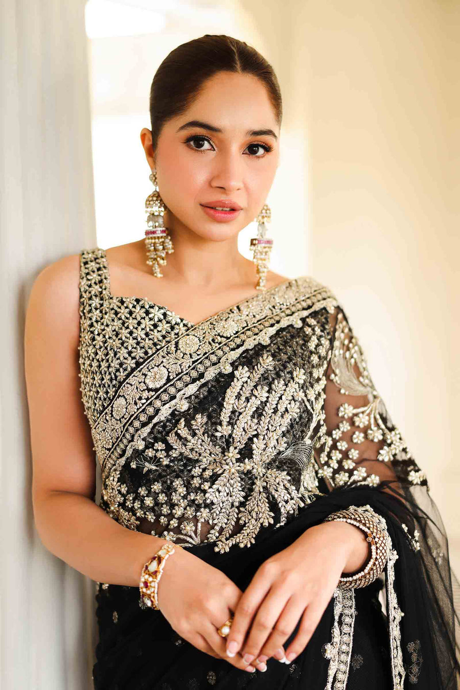 Maria B | Bridal Formals | Nawab Jan by Maria B - Designer Dress - Type: Ladies Clothes - Available at Libayah - 100% Original