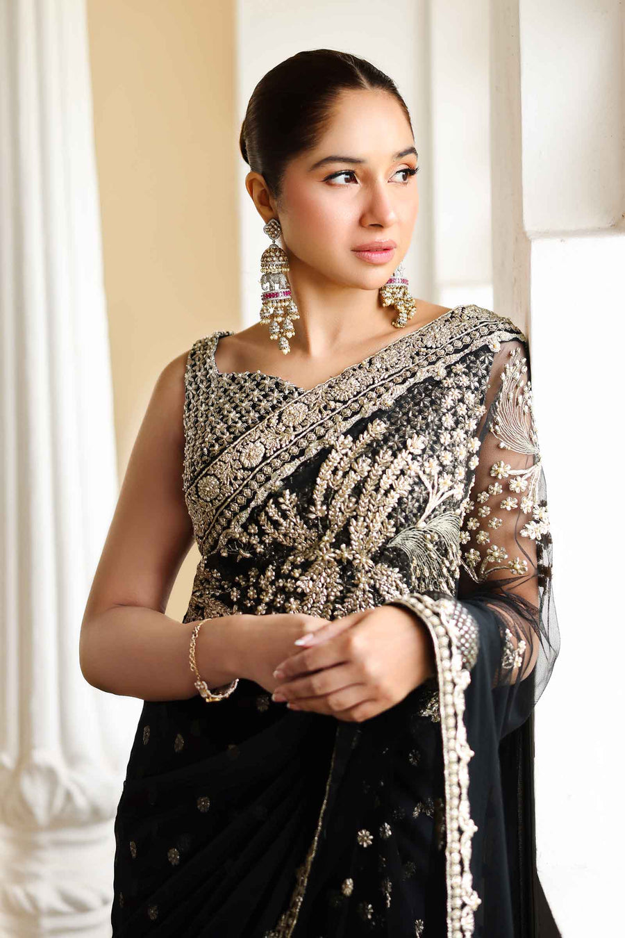 Maria B | Bridal Formals | Nawab Jan by Maria B - Designer Dress - Type: Ladies Clothes - Available at Libayah - 100% Original