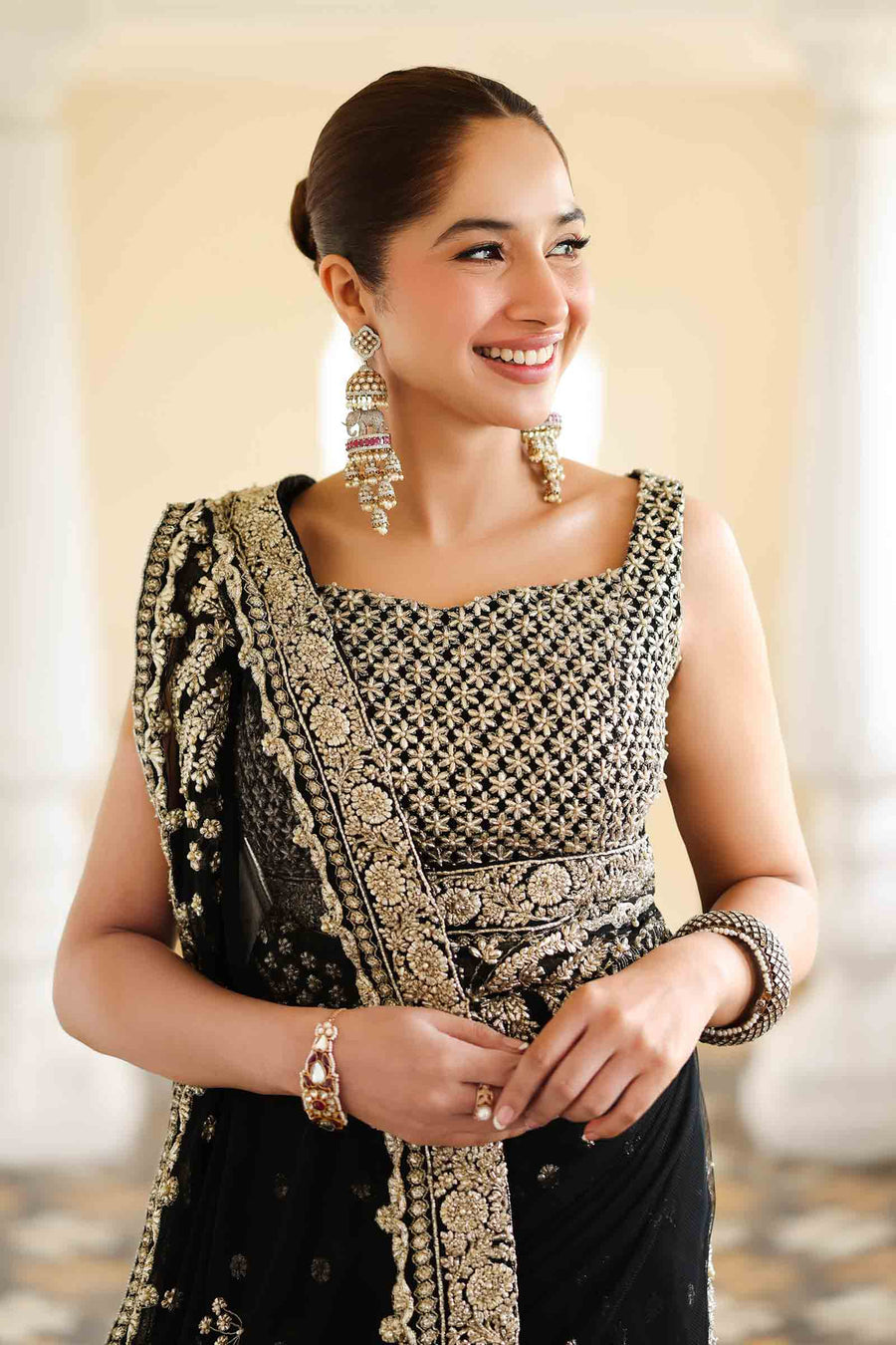 Maria B | Bridal Formals | Nawab Jan by Maria B - Designer Dress - Type: Ladies Clothes - Available at Libayah - 100% Original