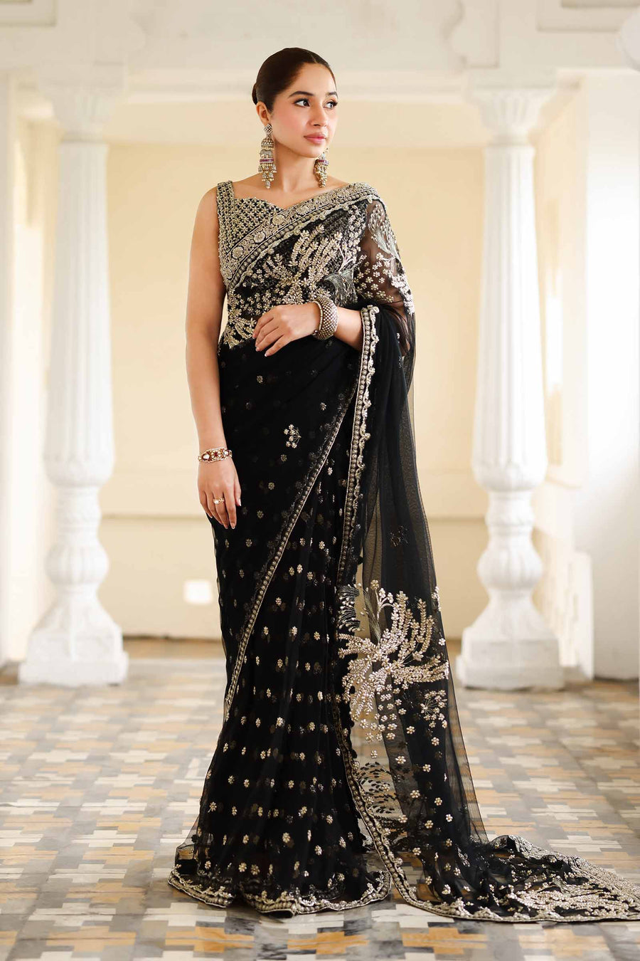 Maria B | Bridal Formals | Nawab Jan by Maria B - Designer Dress - Type: Ladies Clothes - Available at Libayah - 100% Original