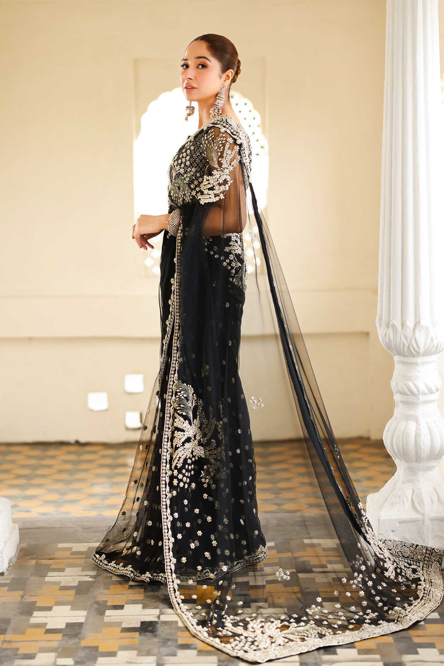 Maria B | Bridal Formals | Nawab Jan by Maria B - Designer Dress - Type: Ladies Clothes - Available at Libayah - 100% Original