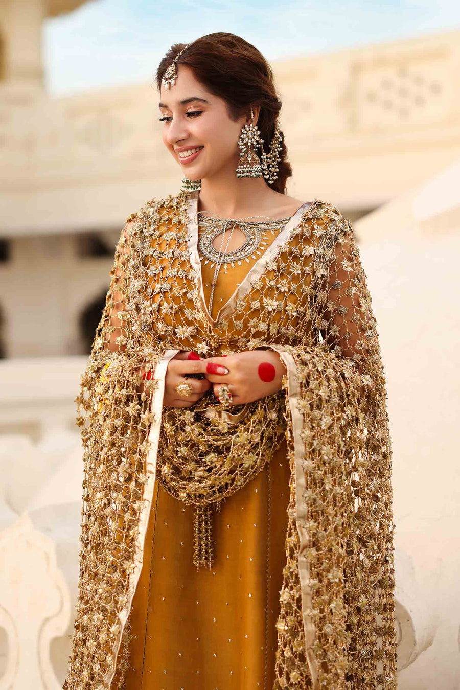 Maria B | Bridal Formals | Roshanara Begum by Maria B - Designer Dress - Type: Ladies Clothes - Available at Libayah - 100% Original