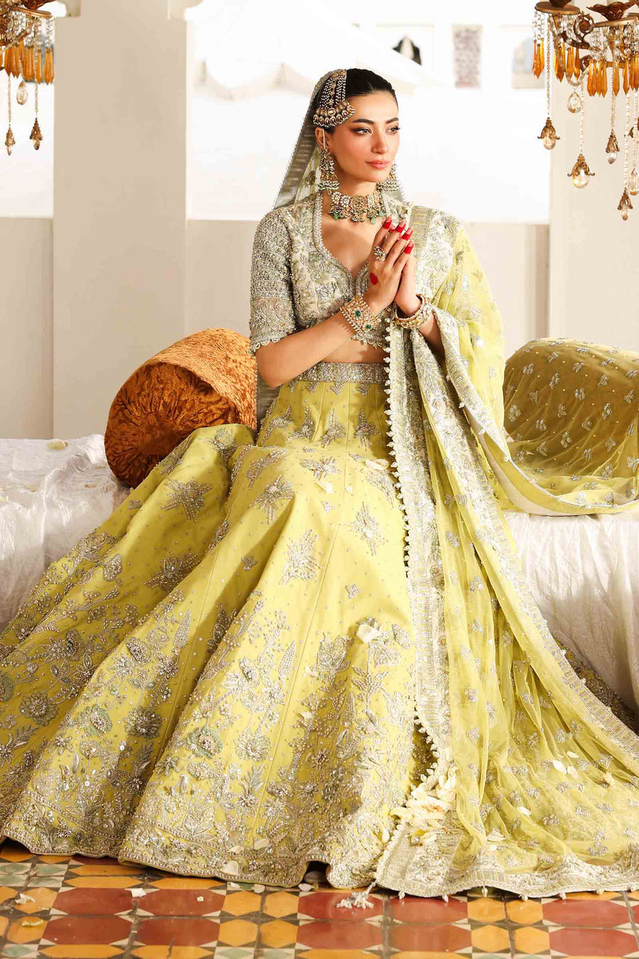 Maria B | Bridal Formals | Malika Jahan by Maria B - Designer Dress - Type: Ladies Clothes - Available at Libayah - 100% Original