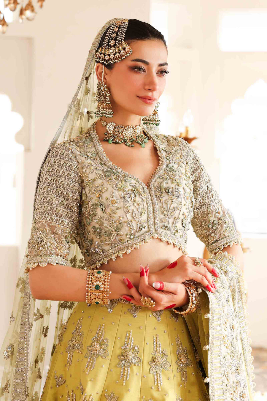 Maria B | Bridal Formals | Malika Jahan by Maria B - Designer Dress - Type: Ladies Clothes - Available at Libayah - 100% Original
