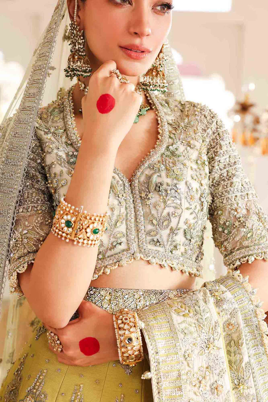 Maria B | Bridal Formals | Malika Jahan by Maria B - Designer Dress - Type: Ladies Clothes - Available at Libayah - 100% Original