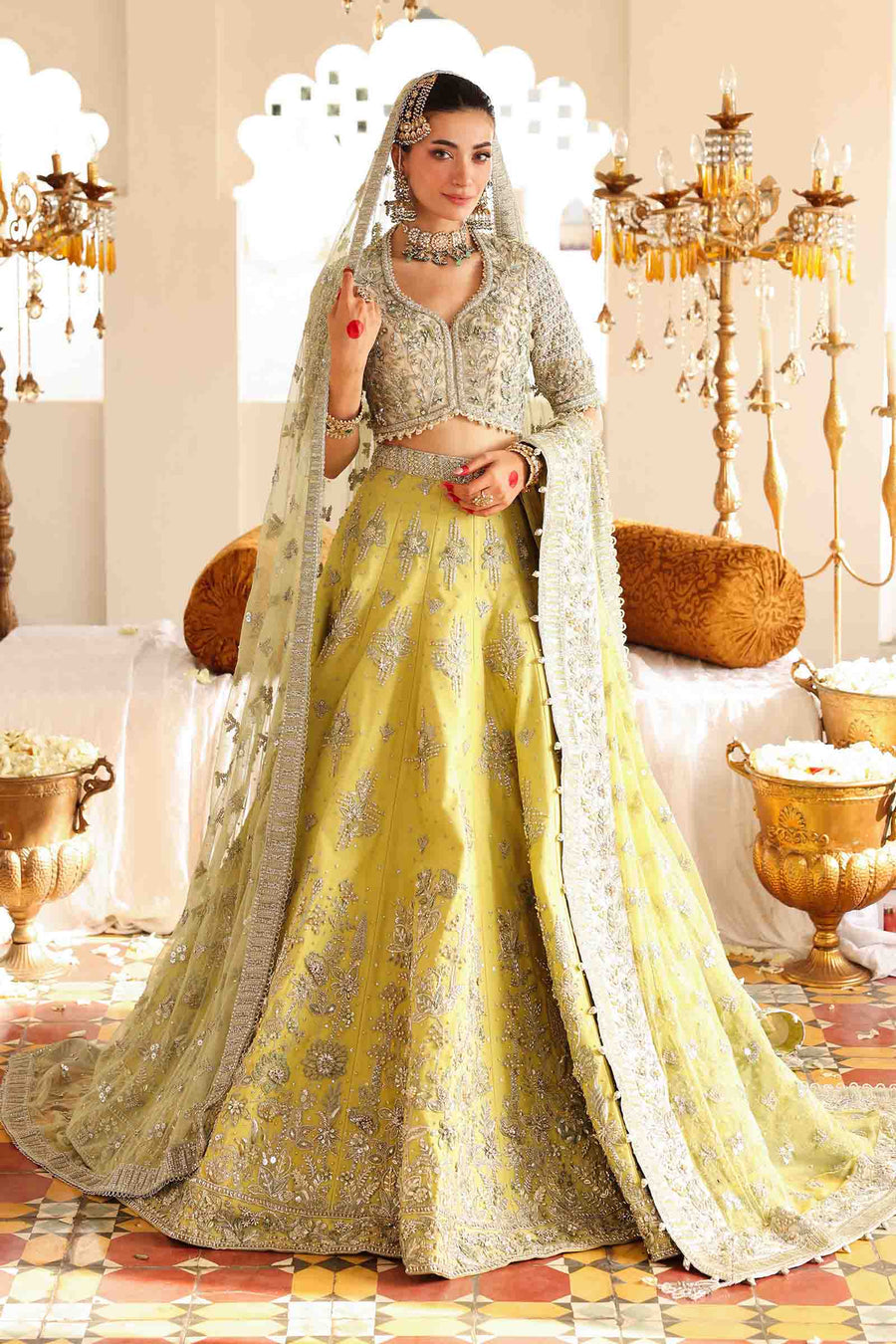 Maria B | Bridal Formals | Malika Jahan by Maria B - Designer Dress - Type: Ladies Clothes - Available at Libayah - 100% Original