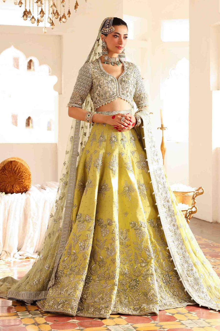Maria B | Bridal Formals | Malika Jahan by Maria B - Designer Dress - Type: Ladies Clothes - Available at Libayah - 100% Original
