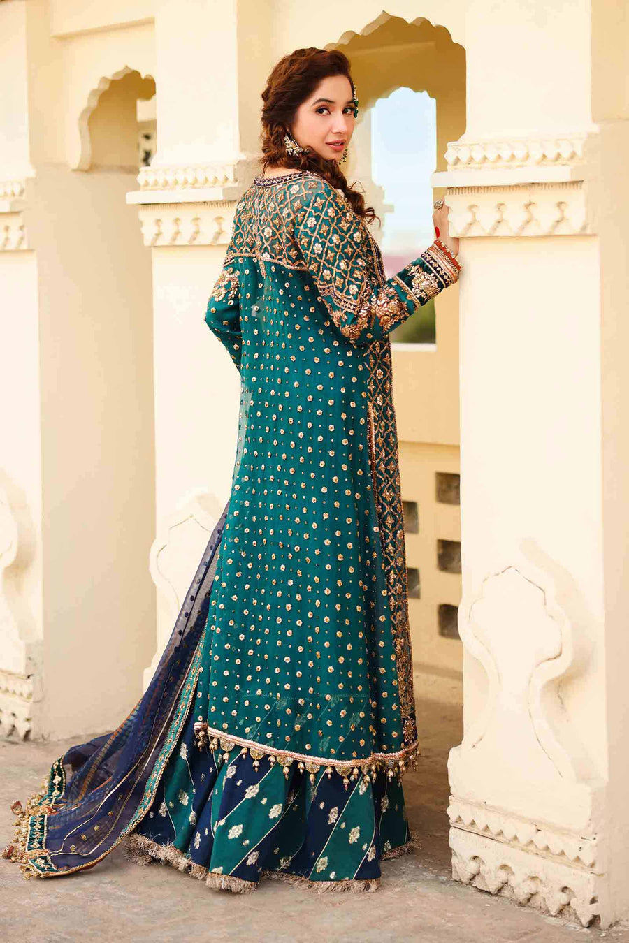 Maria B | Bridal Formals | Begum Jahanara by Maria B - Designer Dress - Type: Ladies Clothes - Available at Libayah - 100% Original