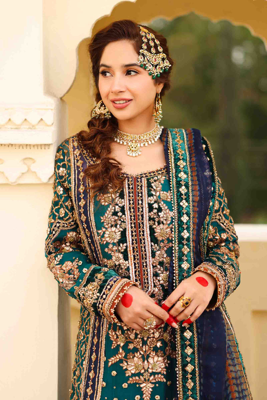 Maria B | Bridal Formals | Begum Jahanara by Maria B - Designer Dress - Type: Ladies Clothes - Available at Libayah - 100% Original