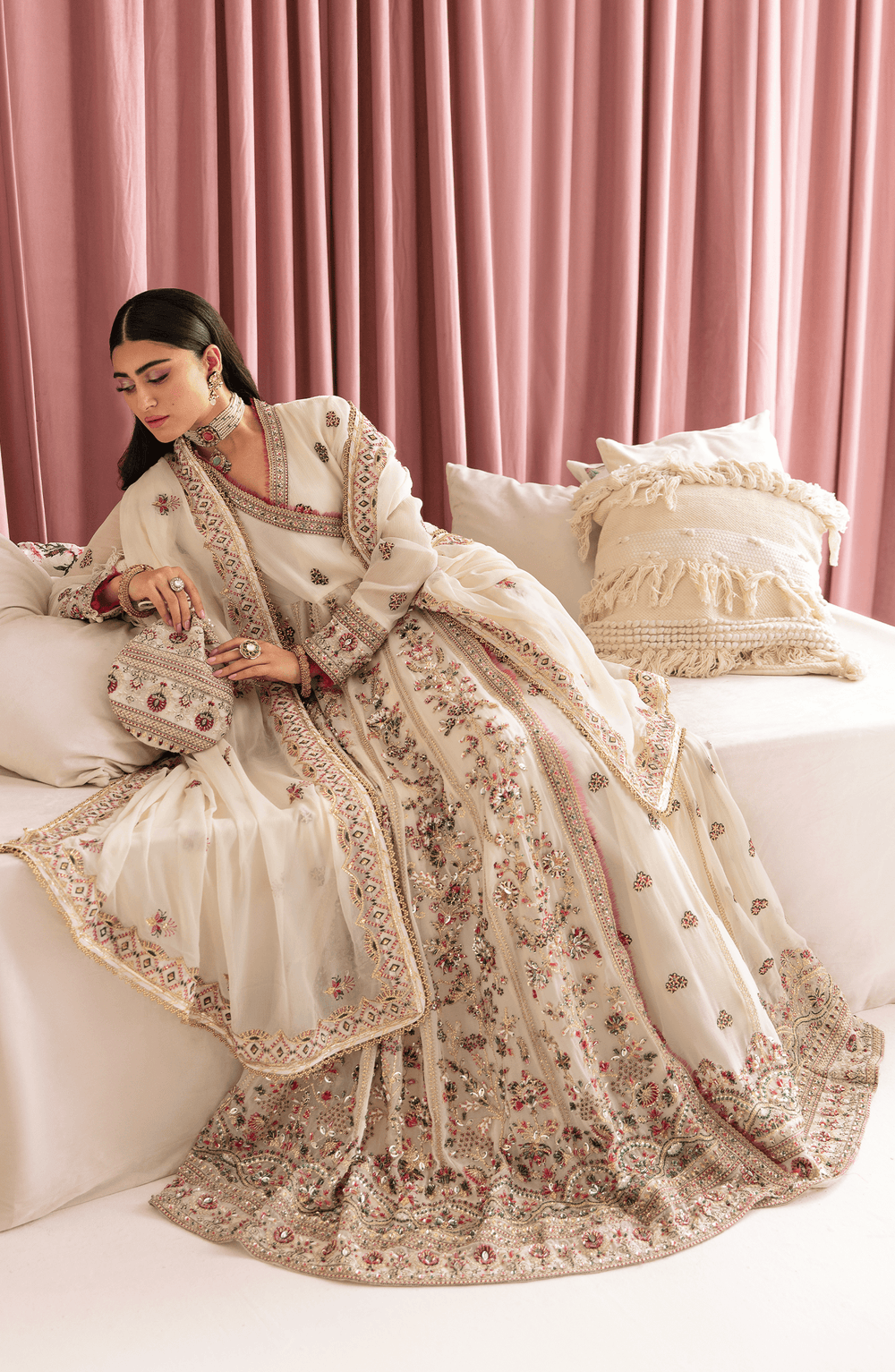 Fabiha Fatima | Reve Royal Luxury Wedding Dresses | EVARA by Fabiha Fatima - Designer Dress - Type: Ladies Clothes - Available at Libayah - 100% Original