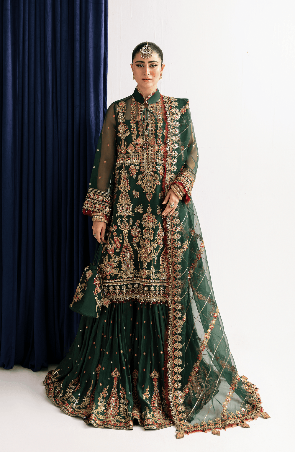 Fabiha Fatima | Reve Royal Luxury Wedding Dresses | AURORA by Fabiha Fatima - Designer Dress - Type: Ladies Clothes - Available at Libayah - 100% Original