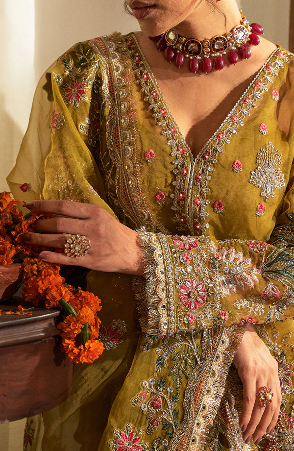 Fabiha Fatima | Reve Royal Luxury Wedding Dresses |AMBER by Fabiha Fatima - Designer Dress - Type: Ladies Clothes - Available at Libayah - 100% Original