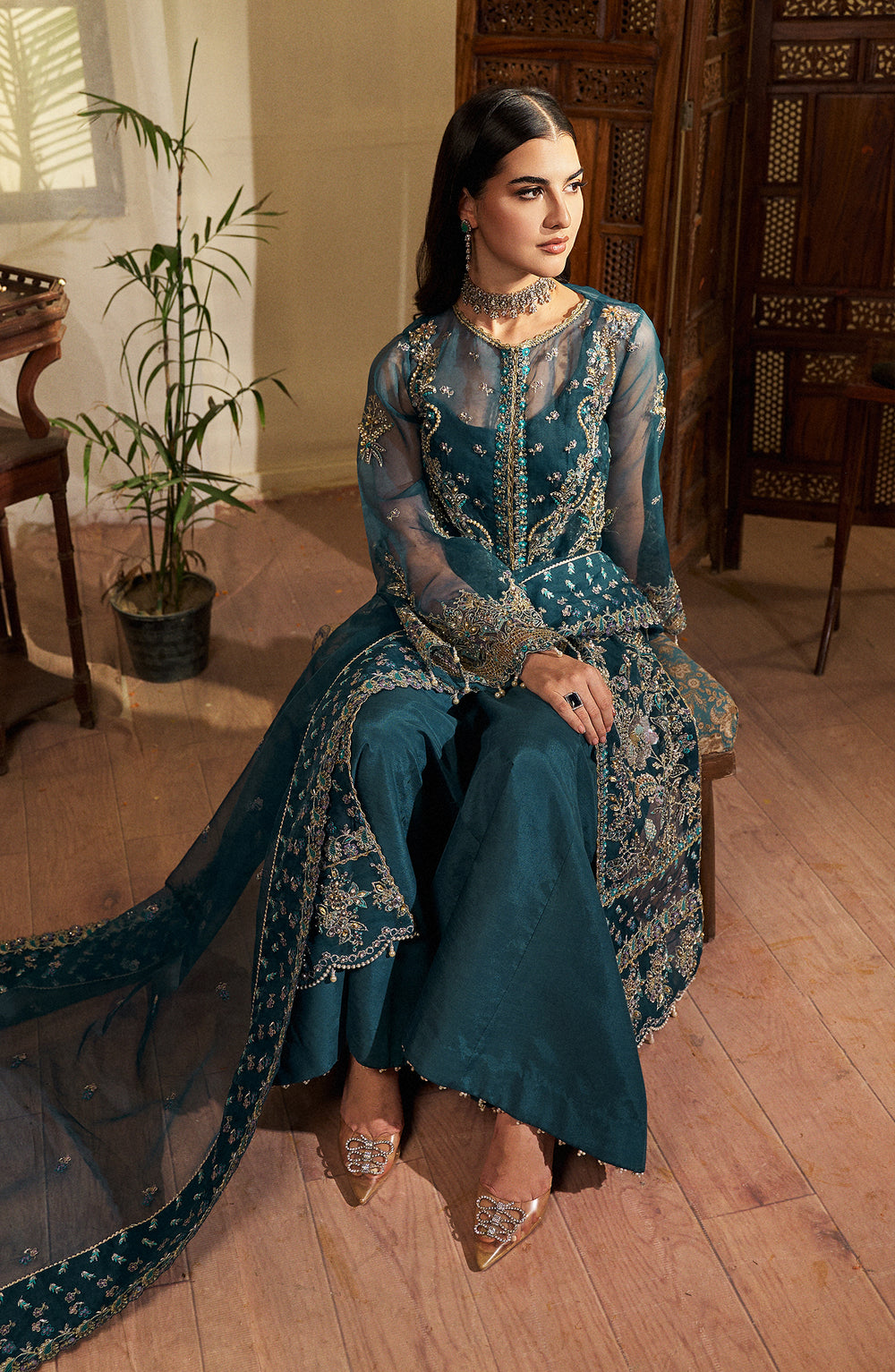 Fabiha Fatima | Reve Royal Luxury Wedding Dresses | BLOOM by Fabiha Fatima - Designer Dress - Type: Ladies Clothes - Available at Libayah - 100% Original