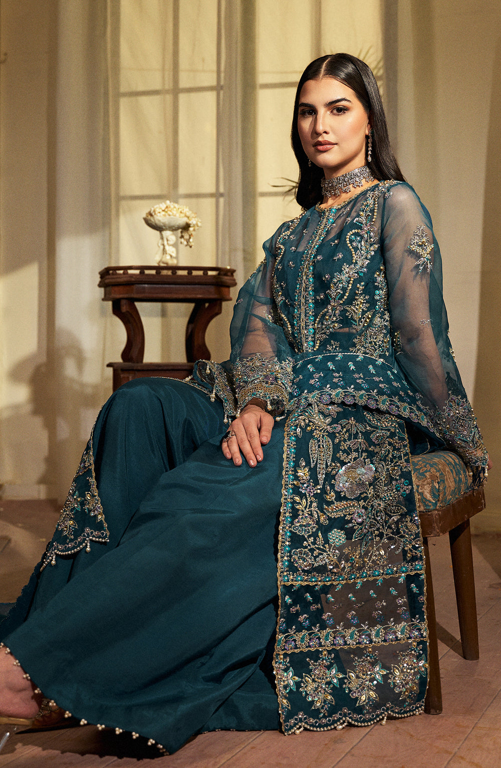 Fabiha Fatima | Reve Royal Luxury Wedding Dresses | BLOOM by Fabiha Fatima - Designer Dress - Type: Ladies Clothes - Available at Libayah - 100% Original