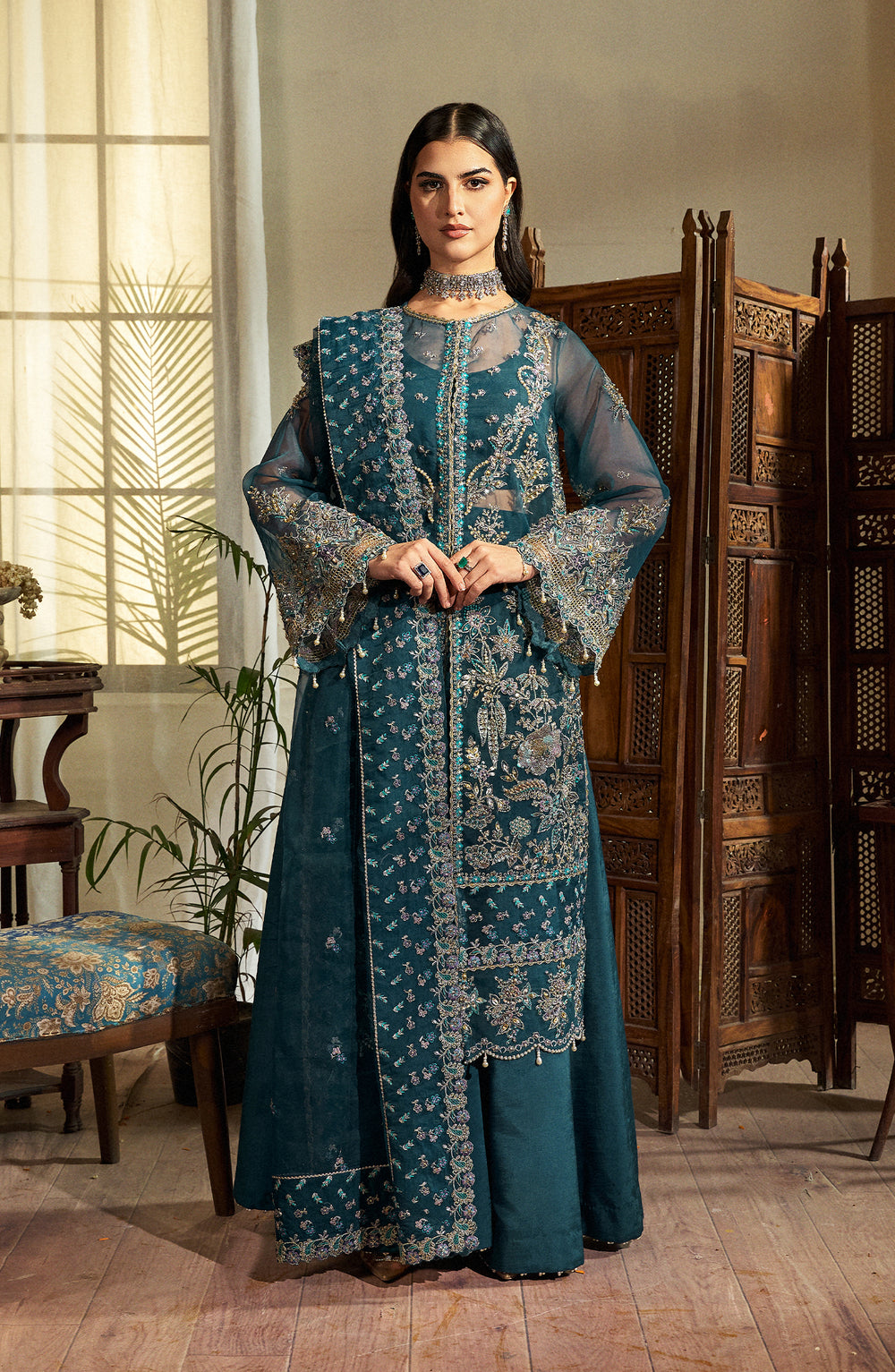 Fabiha Fatima | Reve Royal Luxury Wedding Dresses | BLOOM by Fabiha Fatima - Designer Dress - Type: Ladies Clothes - Available at Libayah - 100% Original