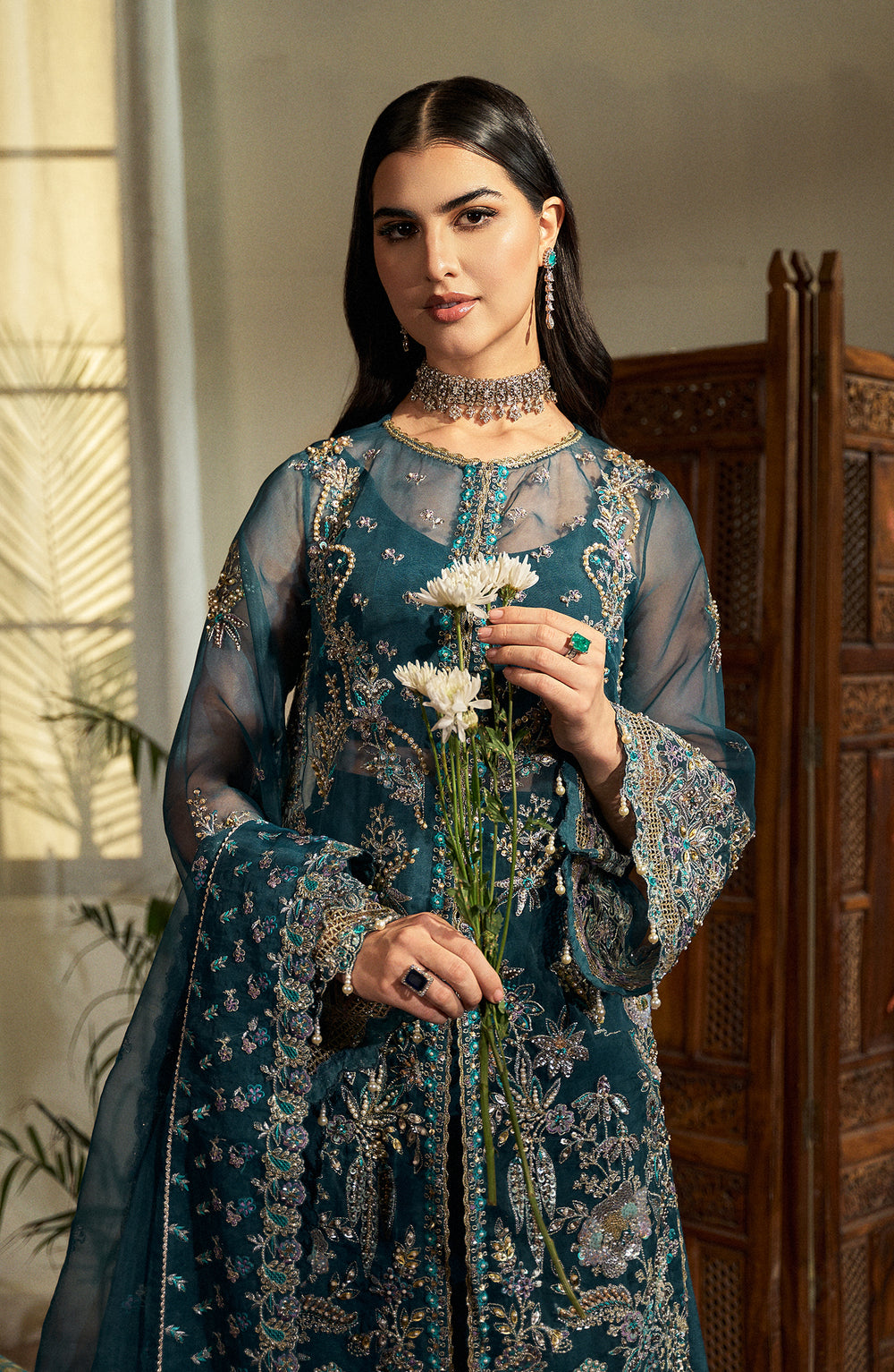 Fabiha Fatima | Reve Royal Luxury Wedding Dresses | BLOOM by Fabiha Fatima - Designer Dress - Type: Ladies Clothes - Available at Libayah - 100% Original