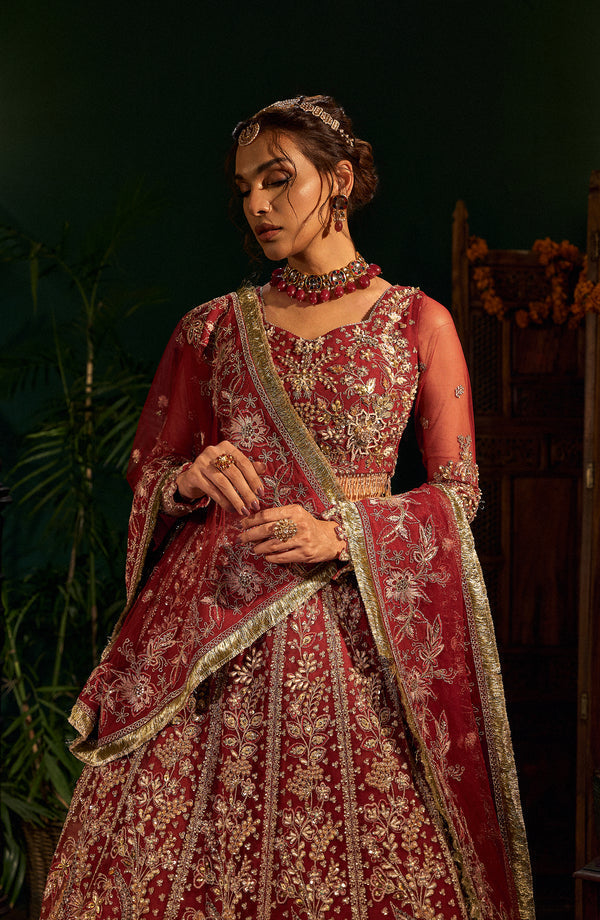 Fabiha Fatima | Reve Royal Luxury Wedding Dresses | RUBY by Fabiha Fatima - Designer Dress - Type: Ladies Clothes - Available at Libayah - 100% Original