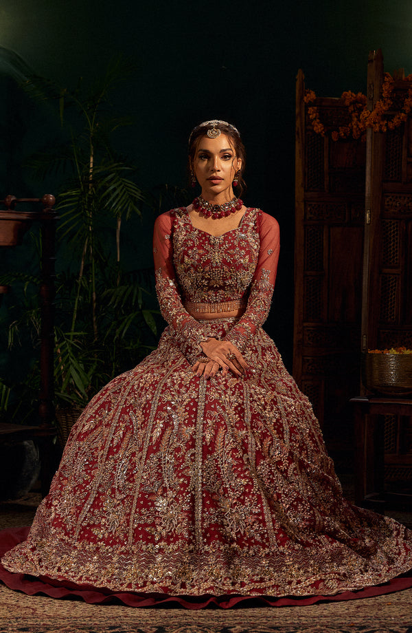 Fabiha Fatima | Reve Royal Luxury Wedding Dresses | RUBY by Fabiha Fatima - Designer Dress - Type: Ladies Clothes - Available at Libayah - 100% Original