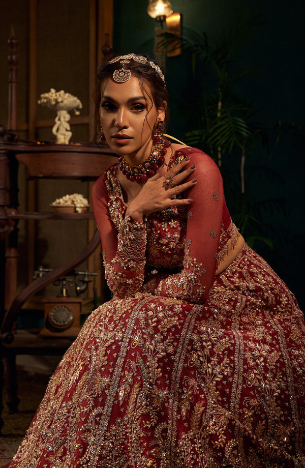 Fabiha Fatima | Reve Royal Luxury Wedding Dresses | RUBY by Fabiha Fatima - Designer Dress - Type: Ladies Clothes - Available at Libayah - 100% Original
