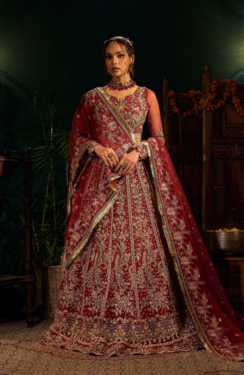 Fabiha Fatima | Reve Royal Luxury Wedding Dresses | RUBY by Fabiha Fatima - Designer Dress - Type: Ladies Clothes - Available at Libayah - 100% Original