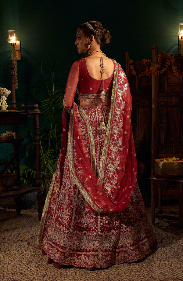 Fabiha Fatima | Reve Royal Luxury Wedding Dresses | RUBY by Fabiha Fatima - Designer Dress - Type: Ladies Clothes - Available at Libayah - 100% Original