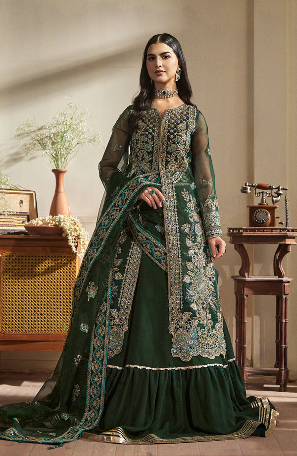 Fabiha Fatima | Reve Royal Luxury Wedding Dresses | EMERALD by Fabiha Fatima - Designer Dress - Type: Ladies Clothes - Available at Libayah - 100% Original