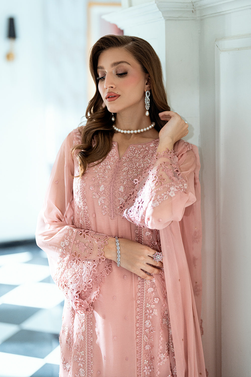 Azure | Ensembles | Faded Blush by Azure - Designer Dress  - Type : Ladies Clothes - Available at Libayah - 100% Original 