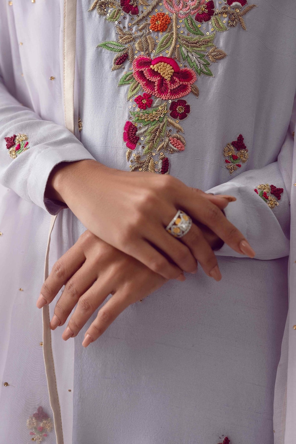 Fahad Hussayn | Formals 2024 | MARAATI by Fahad Hussayn - Designer Dress - Type: Ladies Clothes - Available at Libayah - 100% Original