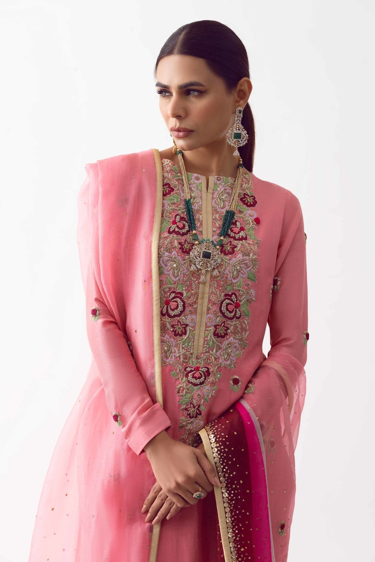 Fahad Hussayn | Formals 2024 | NURIJAM by Fahad Hussayn - Designer Dress - Type: Ladies Clothes - Available at Libayah - 100% Original