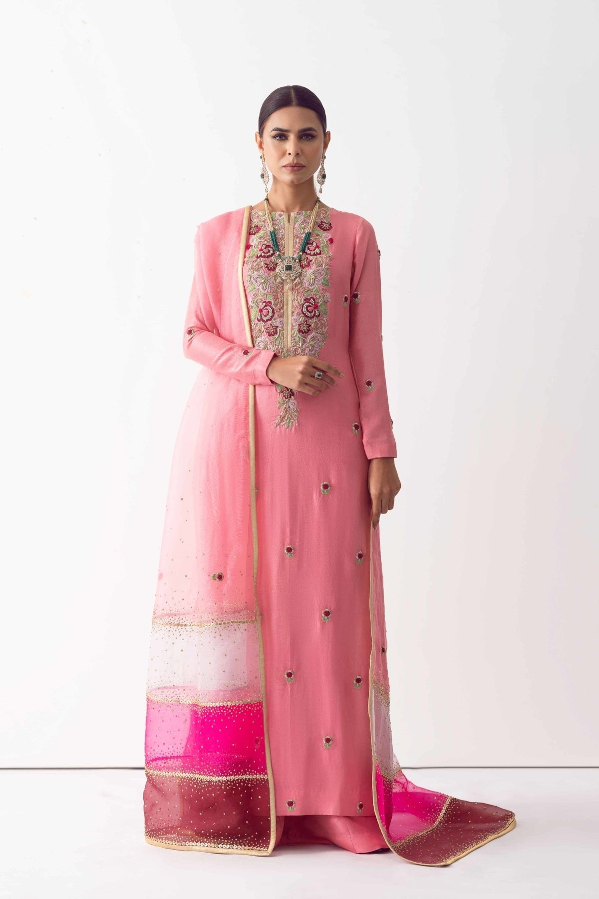 Fahad Hussayn | Formals 2024 | NURIJAM by Fahad Hussayn - Designer Dress - Type: Ladies Clothes - Available at Libayah - 100% Original