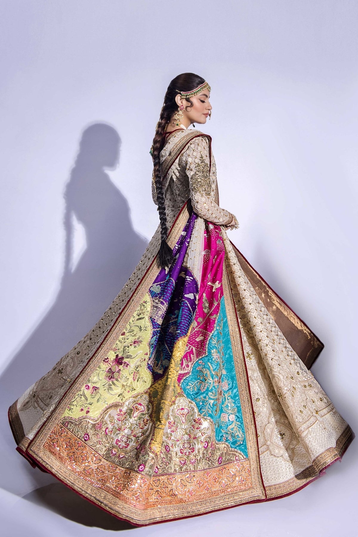 Fahad Hussayn | Formals 2024 | RANG MAHAL by Fahad Hussayn - Designer Dress - Type: Ladies Clothes - Available at Libayah - 100% Original