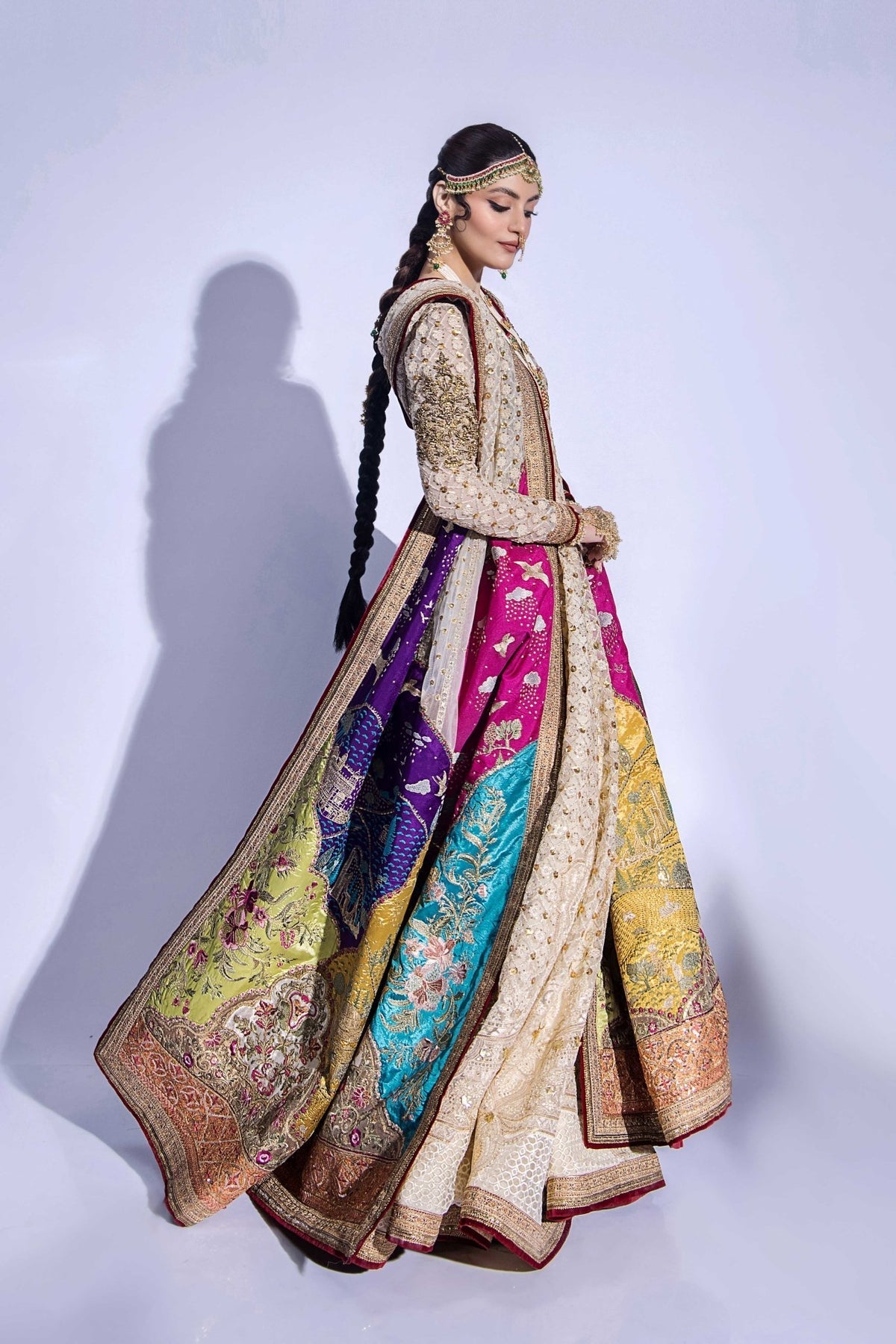 Fahad Hussayn | Formals 2024 | RANG MAHAL by Fahad Hussayn - Designer Dress - Type: Ladies Clothes - Available at Libayah - 100% Original