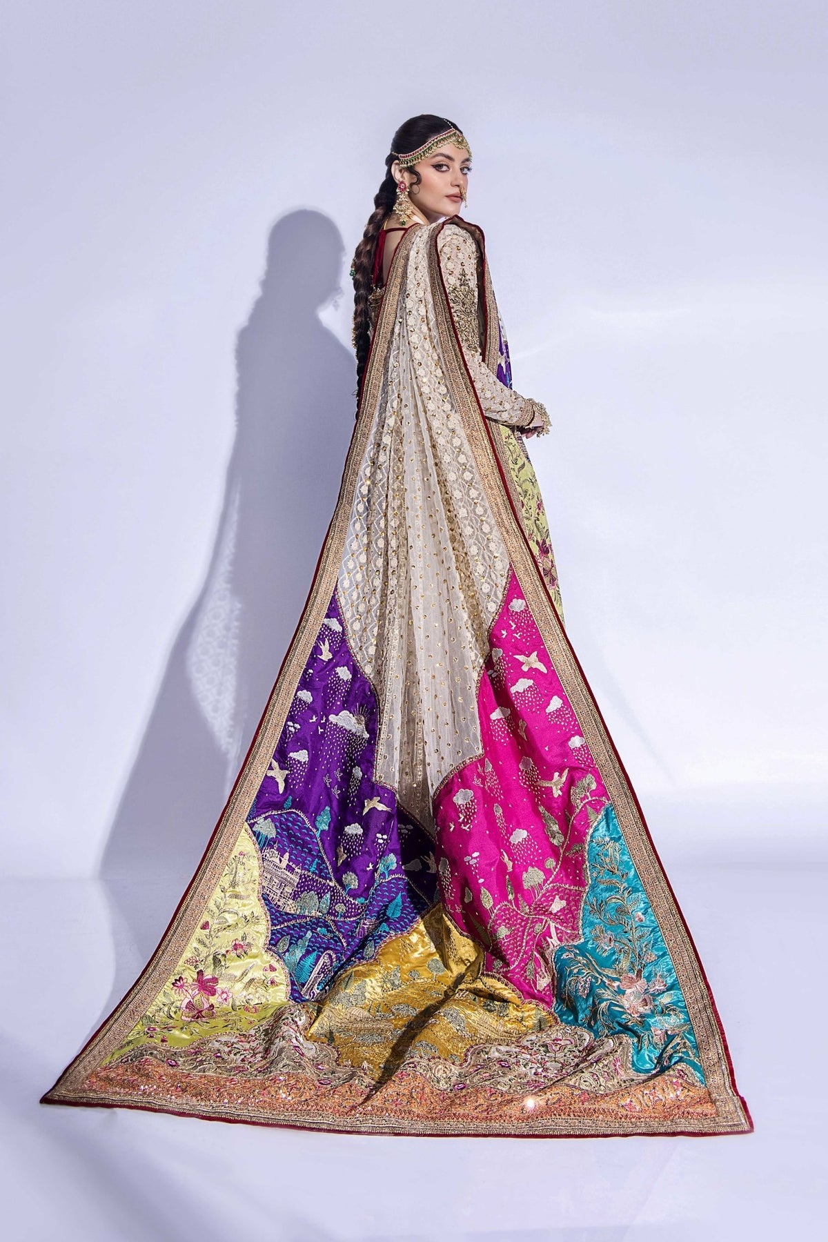 Fahad Hussayn | Formals 2024 | RANG MAHAL by Fahad Hussayn - Designer Dress - Type: Ladies Clothes - Available at Libayah - 100% Original