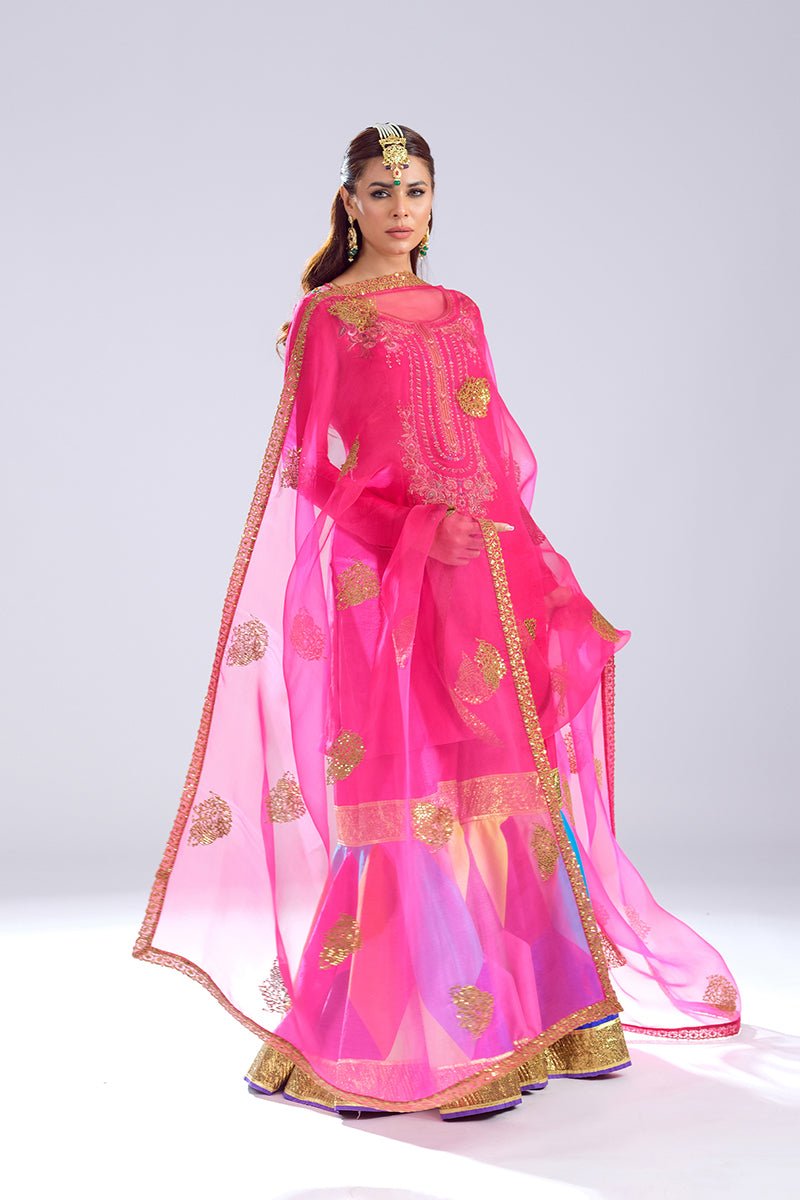 Fahad Hussayn | Formals 2024 | Saraya by Fahad Hussayn - Designer Dress - Type: Ladies Clothes - Available at Libayah - 100% Original
