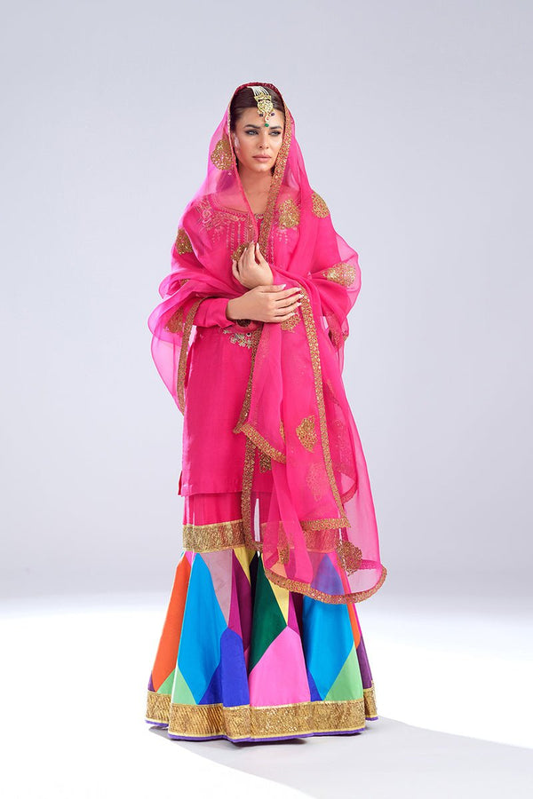 Fahad Hussayn | Formals 2024 | Saraya by Fahad Hussayn - Designer Dress - Type: Ladies Clothes - Available at Libayah - 100% Original