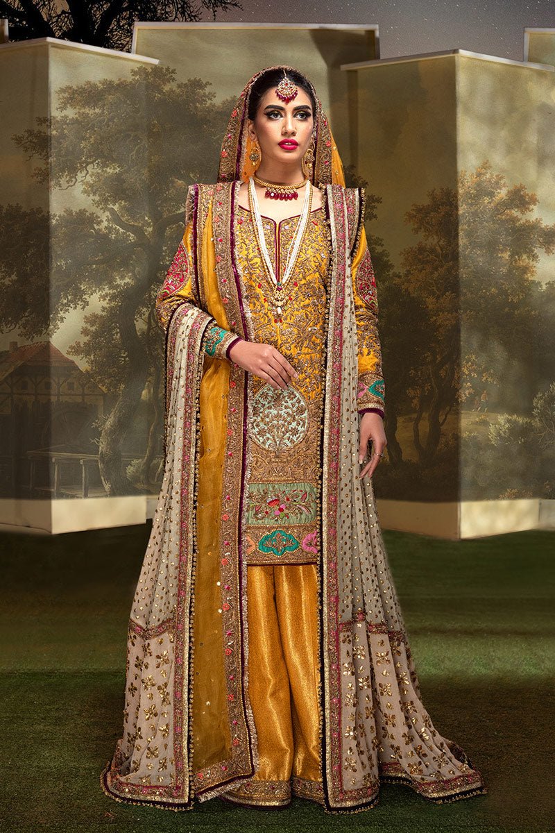 Fahad Hussayn | Formals 2024 | SARDARI by Fahad Hussayn - Designer Dress - Type: Ladies Clothes - Available at Libayah - 100% Original